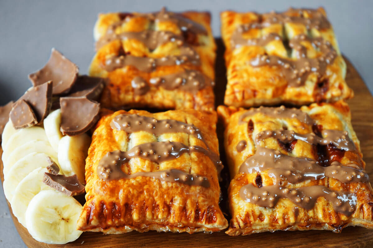 Nutella & Banana Puff Pastry Bites