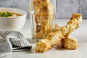 Garlic and Herb Cheese Twists