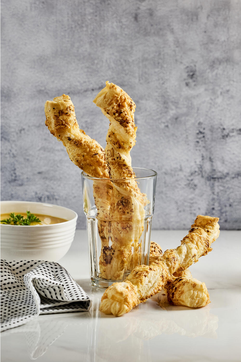 Garlic and Herb Cheese Twists