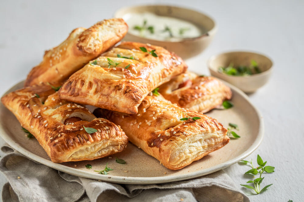 Stuffed Pastry Squares
