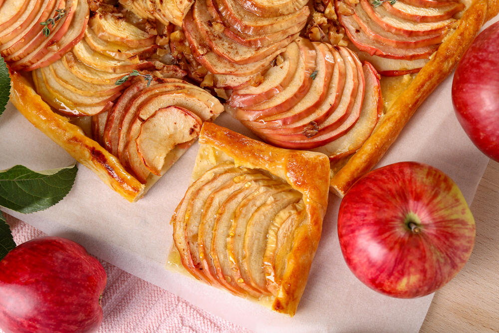 Caramelized Apple Strips