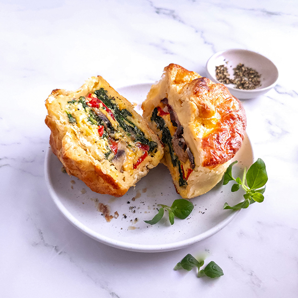 quiche_600wide Quiche using puff pastry